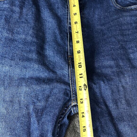 Levis 505 Jeans Men Size 40X32 Blue Denim Regular Fit Straight Leg Stretch New - Picture 6 of 13